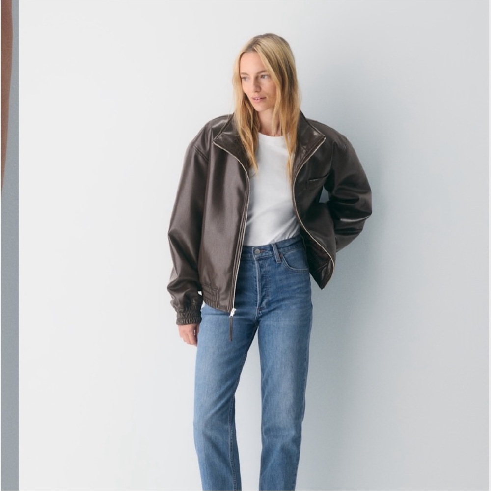 Aritzia denim Forum Blue Straight Leg Jeans